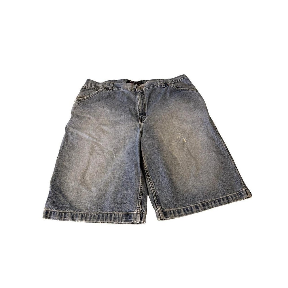 Bugle Boy Vintage 80s 90s Carpenter Jean Shorts Mens 42 Blue Denim Cargo Retro